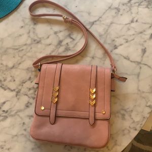 Double Compartment Large Flapover Crossbody Bag